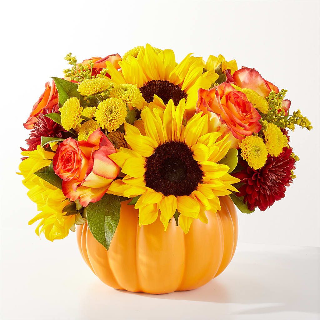Golden Gourd Pumpkin Bouquet – RALPH'S, Compton CA