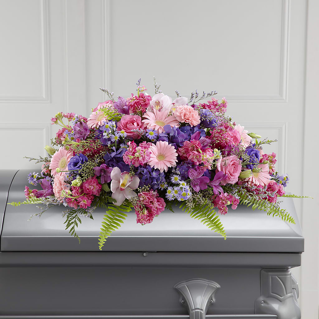 Glorious Garden Casket Spray – RALPH'S, Compton CA