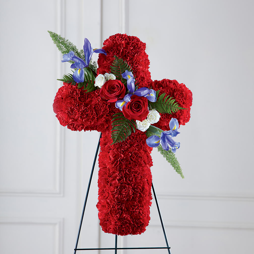 Faithful Hero Floral Cross – RALPH'S, Compton CA