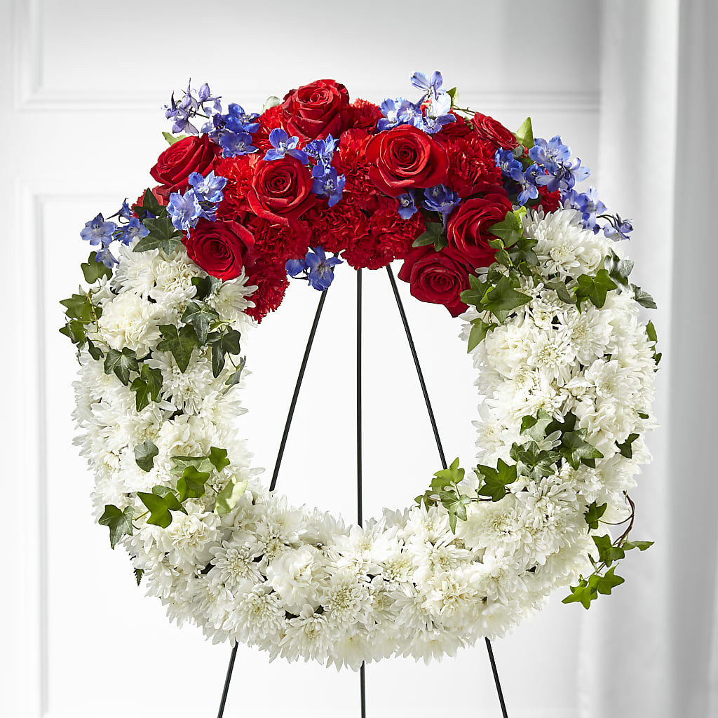 Patriotic Passion Wreath – RALPH'S, Compton CA
