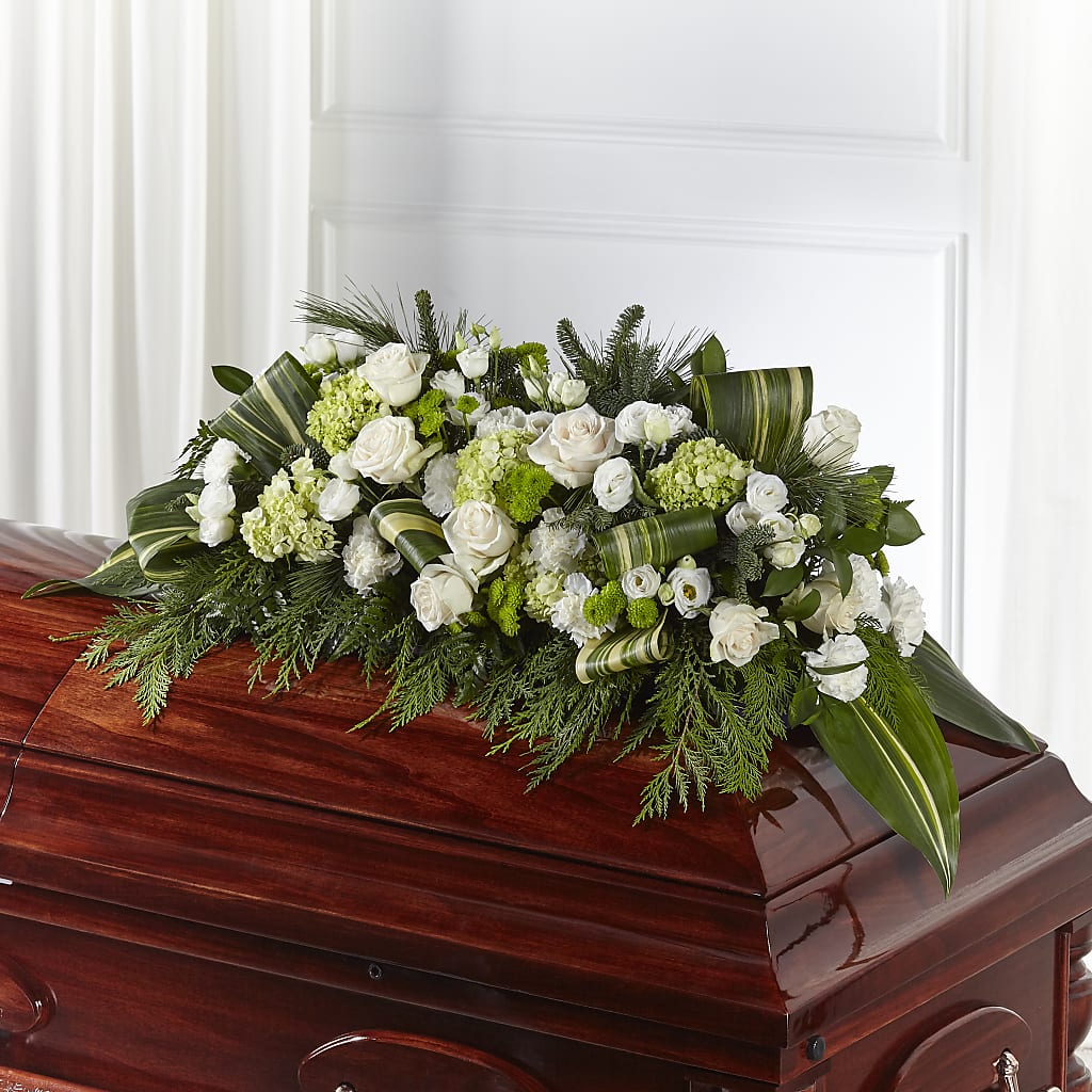 Hopeful Gesture Casket Spray – RALPH'S, Compton CA