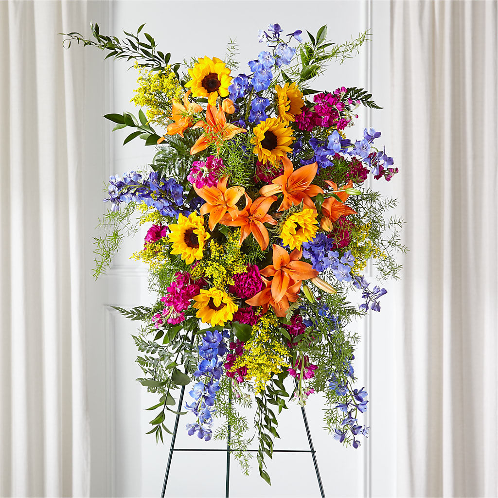 Sunlit Memories Standing Spray (Standard) – RALPH'S, Compton CA