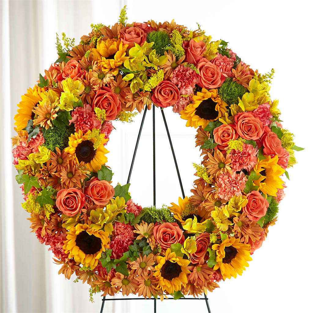 Autumnal Memories Wreath (Standard) – RALPH'S, Compton CA