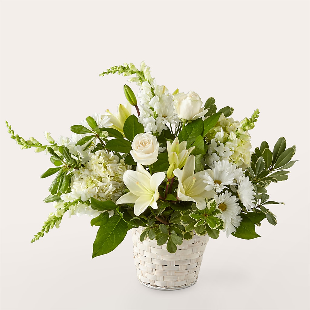 Ivory Elegance Floral Basket – RALPH'S, Compton CA