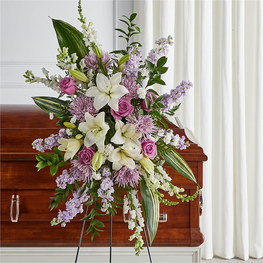 Grateful Hearts Standing Spray – RALPH'S, Compton CA