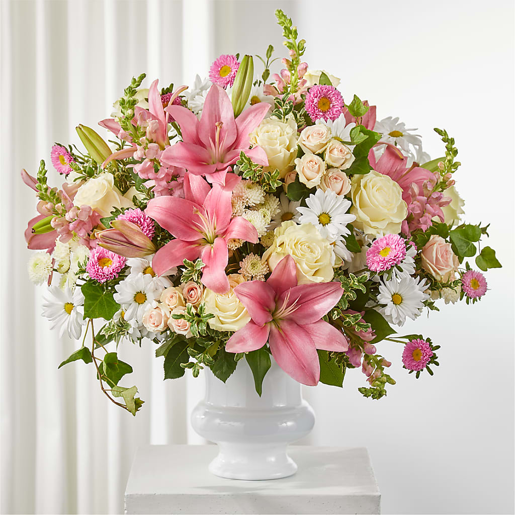Empathetic Blooms Urn Arrangement – RALPH'S, Compton CA