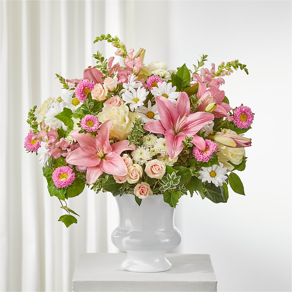 Empathetic Blooms Urn Arrangement – RALPH'S, Compton CA