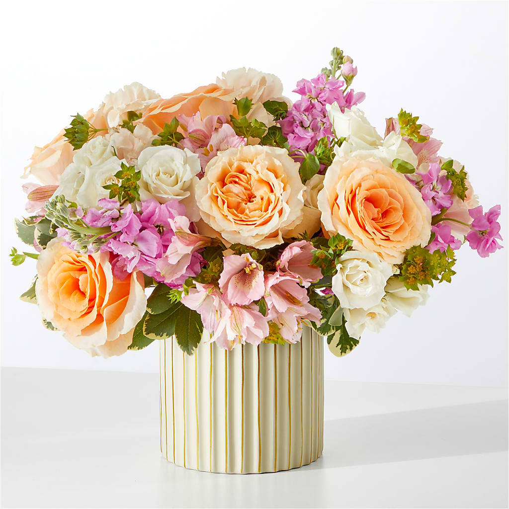 Paradise Bouquet with Ivory Vase – RALPH'S, Compton CA