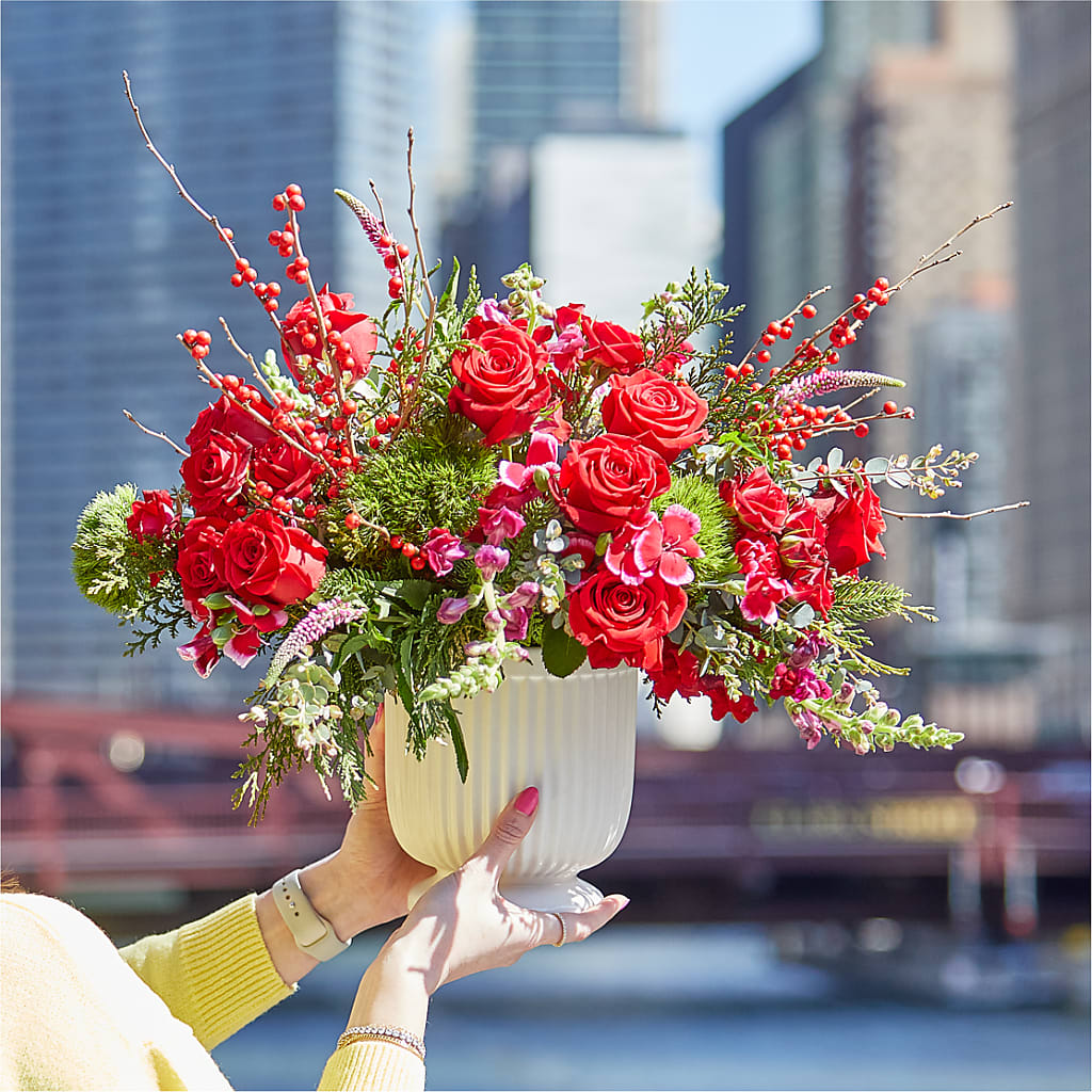 Big Red Bow Bouquet – RALPH'S, Compton CA