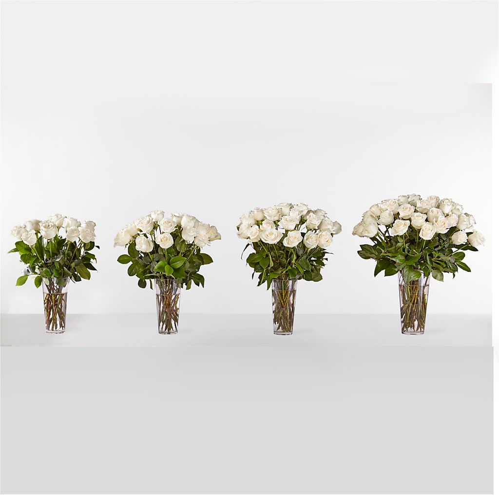 Long Stem White Rose Bouquet – RALPH'S, Compton CA