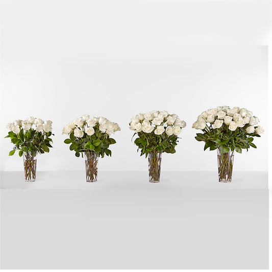 Long Stem White Rose Bouquet – RALPH'S, Compton CA