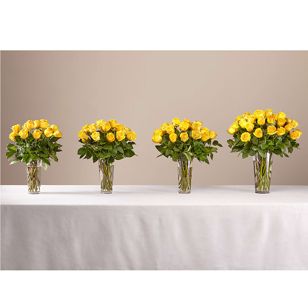 Long Stem Yellow Rose Bouquet – RALPH'S, Compton CA
