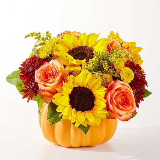 Golden Gourd Pumpkin Bouquet – RALPH'S, Compton CA