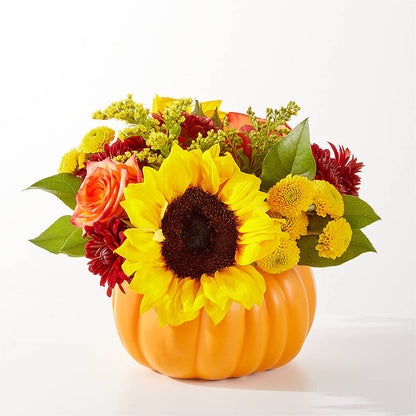 Golden Gourd Pumpkin Bouquet – RALPH'S, Compton CA