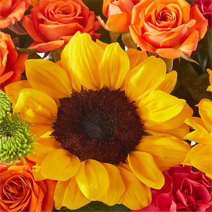 Sun-drenched Blooms Box Bouquet – RALPH'S, Compton CA