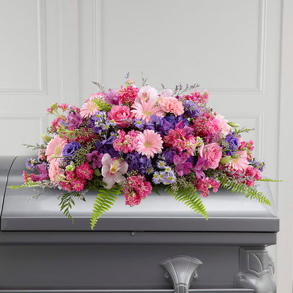 Glorious Garden Casket Spray – RALPH'S, Compton CA