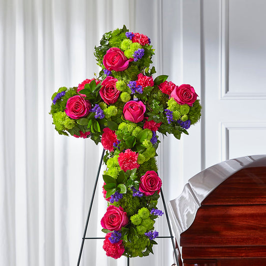 Tribute Rose Floral Cross – RALPH'S, Compton CA