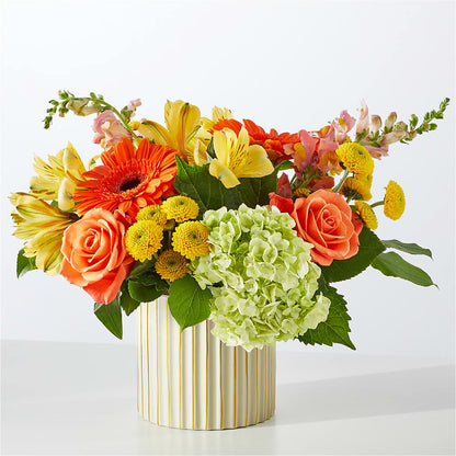 Autumn Sunshine Bouquet with Ivory Vase – RALPH'S, Compton CA
