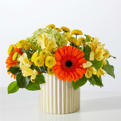 Autumn Sunshine Bouquet with Ivory Vase – RALPH'S, Compton CA