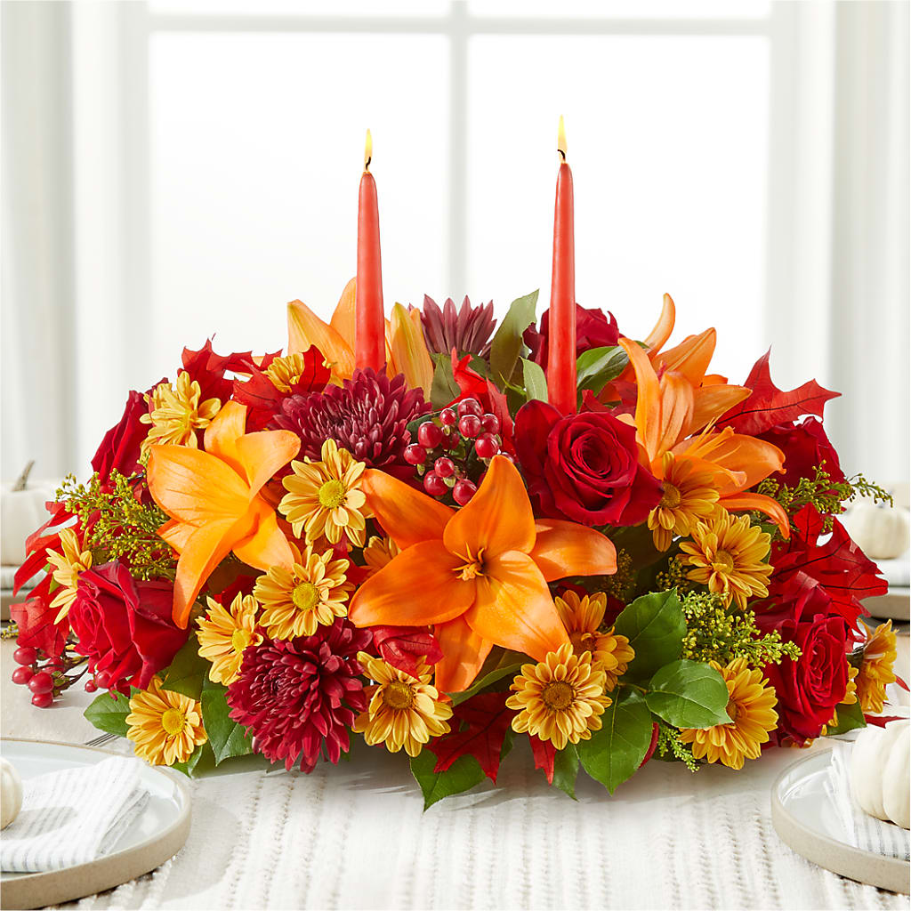 Autumn's Embrace Centerpiece – RALPH'S, Compton CA